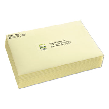 Avery® Matte Clear Easy Peel Mailing Labels W- Sure Feed Technology, Laser Printers, 2 X 4, Clear, 10-sheet, 10 Sheets-pack freeshipping - TVN Wholesale